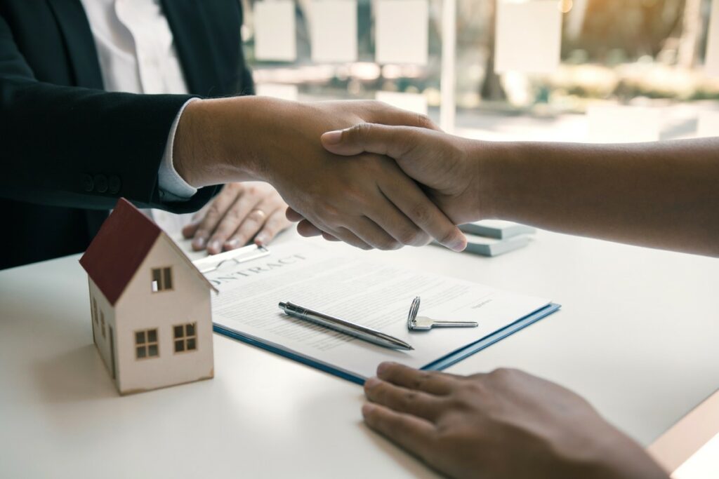 Contract signing representing VA seller concessions